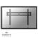 NEWSTAR Flat Screen Wall Mount 37-65i Bl