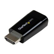 STARTECH StarTech.com Compact HDMI to VGA Adapter Converter - Ideal for Chromebooks Ultrabooks & Laptops - 1920x1200/1080p - Adapter - HDMI male to HD-15 (VGA) female - 4.5 cm - black - active - for P/N: DKT30