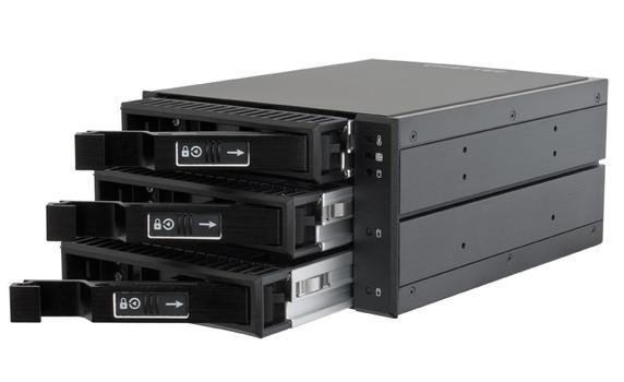 CHIEFTEC SAS/SATA Backplane 2x5.25" for 3 S-ATA/SAS HDD (CBP-2131SAS)