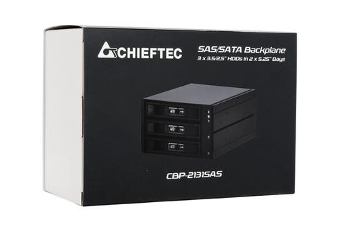 CHIEFTEC 2x5.25 bays for 3 SAS/SATA HDDs (CBP-2131SAS)