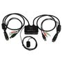 STARTECH 2 Port USB HDMI Cable KVM Switch with Audio and Remote Switch ? USB Powered