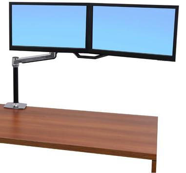 Ergotron LX HD Sit-Stand monteringssett - Patented Constant Force Technology - for LCD-skjerm - polert aluminium (45-384-026)