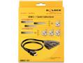 DELOCK HDMI 3-1 switch black 0,60m (87619)