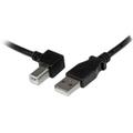 STARTECH 3M LEFT ANGLE USB PRINTER CABLE - USB 2.0 A TO B CABLE CABL