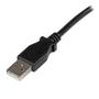 STARTECH 1M LEFT ANGLE USB PRINTER CABLE - USB2.0 ATOB CABLE CABL (USBAB1ML)