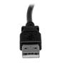 STARTECH 1M LEFT ANGLE USB PRINTER CABLE - USB2.0 ATOB CABLE CABL (USBAB1ML)