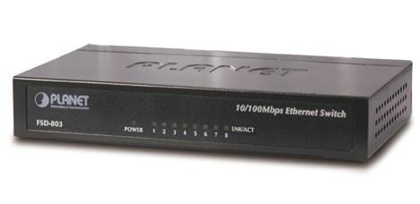 PLANET 8-P 10/ 100Mbps Fast Ethernet (FSD-803)