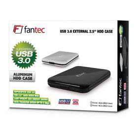 FANTEC Geh Ext. 2,5 ALU-25U3 SATA => USB3.0 o.N.  (1496)