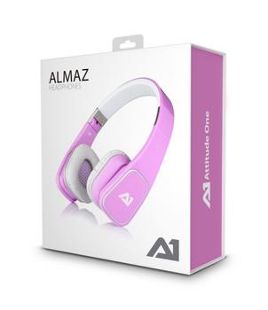 Attitude One A1 Almaz Headphones Pink (AHP9105)