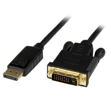 StarTech "1,8m DisplayPort to DVI Active Adapter Converter Cable - 1920x1200 - Black"	 (DP2DVIMM6BS)