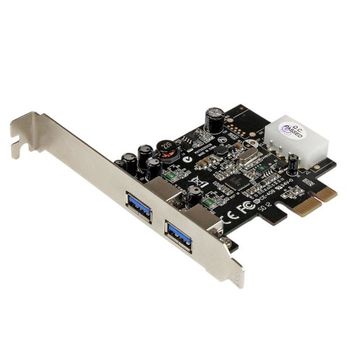 STARTECH 2 Port PCI Express SuperSpeed USB 3.0 Card Adapter with UASP - LP4 Power (PEXUSB3S25)