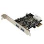 STARTECH StarTech.com 2 Port USB 3.0 PCI Express Schnittstellenkarte mit UASP und 4 Pin LP4 Molex - 2-fach SuperSpeed USB PCIe Karte - USB-Adapter - PCIe - USB 3.0 x 2 - für P/N: CFASTRWU3, S251SMU33EP, ST1030