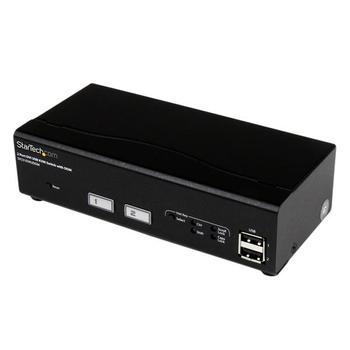 STARTECH 2 Port USB DVI KVM Switch with DDM Fast Switching Technology and Cables (SV231DVIUDDM)