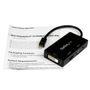 STARTECH Travel A/V Adapter: 3-in-1 Mini DisplayPort to VGA DVI or HDMI Converter (MDP2VGDVHD)