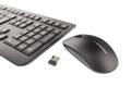 CHERRY DW 3000, Standard, Trådløs, RF Trådløst, AZERTY, Sort, Mus inkluderet (JD-0710FR-2)