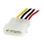 STARTECH 12IN LP4 EXTENDER CABLE - 4 PIN MOLEX POWER EXTENSION CABLE CABL (LP4POWEXT12)