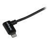 STARTECH USB to Lightning Cable - Apple MFi Certified - Angled - 2 m - Black	 (USBLT2MBR)