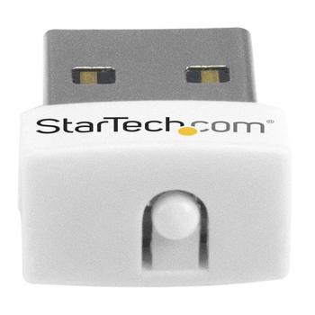 STARTECH USB 150 Mbps Mini draadloze netwerkadapter 802.11n/g 1T1R USB wifi-adapter wit (USB150WN1X1W)