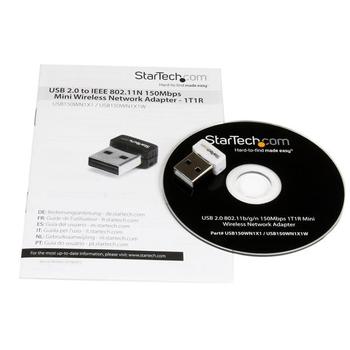 STARTECH StarTech.com USB 802.11n 1T1R USB WiFi Adapter White (USB150WN1X1W)