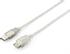 EQUIP USB 2.0 forl‘nger A>A M-F 4,5 m SLV transparent dobbeltsk‘rmet