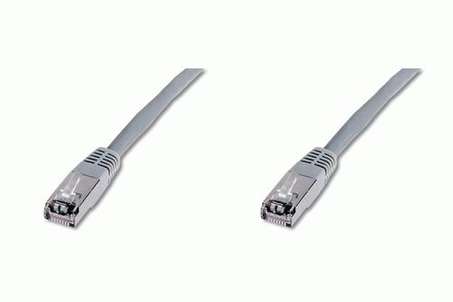 DIGITUS Patchkabel DIGITUS RJ45 SF/UTP Cat5e 15,00m grau (DK-1531-150)