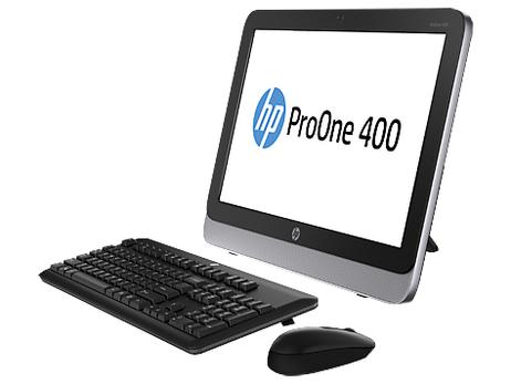 HP ProOne 400 G1 - Alt-i-ett - 1 x Core i3 4130T / 2.9 GHz - RAM 4 GB - HDD 1 TB - DVD SuperMulti - HD Graphics 4400 - GigE - WLAN: 802.11a/ b/ g/ n,  Bluetooth 4.0 - Win 7 Pro 64-bit (inkluderer Win 8.1 Pro (D5U22EA#ABY)