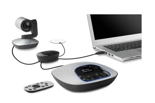 LOGITECH CC3000e webcam USB 2.0 Zwart, Zilver (960-000983)