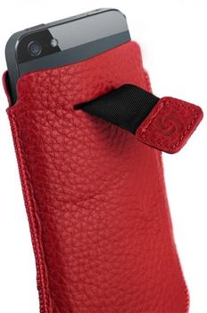 SAMSONITE Mobile Bag Classic Leather Medium Red (P11*00005)
