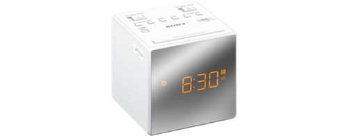 SONY ICFC1TW clock radio with dual alarm white (ICFC1TW.CED)