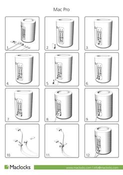 COMPULOCKS Mac Pro Lock Sec Bracket w/Sec Cable (CL12MPL)