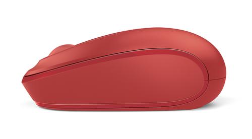 MICROSOFT MOBILE MOUSE 1850 FLAME RED WIRELESS USB-A NANO TRANSCEIVER WRLS (U7Z-00033)
