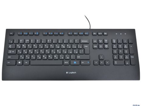 LOGITECH K280e corded Keyboard USB black for Business INTNL (RUS) (920-005215)