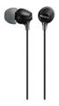 SONY MDR-EX15LP EX Series earphones in-ear wired 3.5 mm jack black