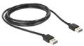 DELOCK USB Kabel A -> A St/St 3.00m sw Easy USB (83462)