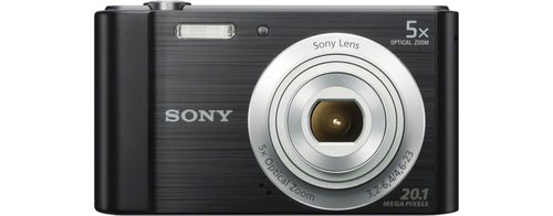 SONY DSCW800B digital camera 20M CCD 28mm 5x IS 2.7inch 720p black (DSCW800B.CE3)