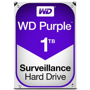 WESTERN DIGITAL WD Purple 1TB SATA 6Gb/s CE HDD 3.5inch internal IntelliPower 64MB Cache 24x7 Bulk (WD10PURX)