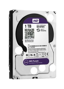 WESTERN DIGITAL 1TB PURPLE 64MB 3.5IN SATA 6GB/S INTELLIPOWER (WD10PURX)