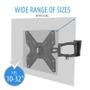 V7 WALL MOUNT 10-43IN LOW PROFILE SWIVEL MAX 25KG MAX VESA 200X200 WALL (WCL2DA55-2E)