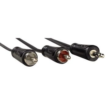 HAMA Kabel Audio 3.5mm-2xRCA Svart 5m (00122297)
