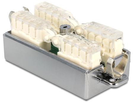 DELOCK Netzwerk Adapter Verbindungsmodul LSA Cat.6a (86243)