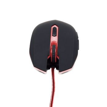 GEMBIRD Gaming mouse, Black/ red (MUSG-001-R)