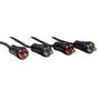 HAMA audiokabel 2xRCA-2xRCA Svart 1.5m (00122272)