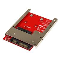 StarTech mSATA SSD to 2.5in SATA Adapter Converter - mSATA to SATA Adapter for 2.5in bay with Open Frame Bracket and 7mm Drive Height (SAT32MSAT257) - Diskkontroller - SATA 6Gb/s - SATA 6Gb/s