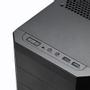 FRACTAL DESIGN Core 2300 Midiitower ATX svart Front 2x5,25tum USB3+USB2 Internt: 3xLFF+4xSFF CPU-kyl max: 162mm H2O max: 240mm 2-7 fläktar 195*431*450mm (FD-CA-CORE-2300-BL)