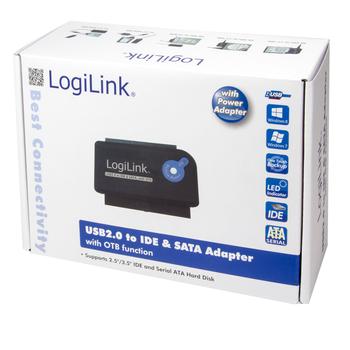 LOGILINK USB 2.0 til IDE/S-ATA Ekstern (AU0006D)