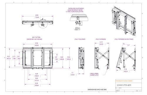 VOGELS Video wall pop up module (PFW6870)