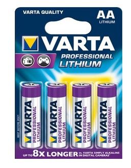 VARTA Professional Lithium AA 4 Pack (B) (6106301404)