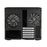 Fractal Design Node 804 - Desktop - mikro ATX - ingen strømforsyning - børstet aluminiumssvart - USB/lyd (FD-CA-NODE-804-BL-W)