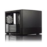 Fractal Design Node 804 - Desktop - mikro ATX - ingen strømforsyning - børstet aluminiumssvart - USB/lyd (FD-CA-NODE-804-BL-W)
