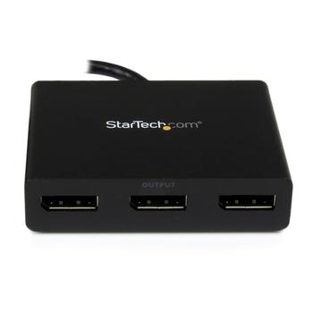 STARTECH DisplayPort to DisplayPort Multi-Monitor Splitter - 3-Port MST Hub (MSTDP123DP)